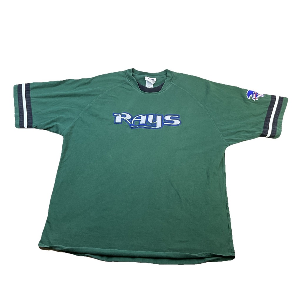 Vintage Tampa‎ Bay Rays T-Shirt 90s Y2K Lee Sport Embroidered Logo Men Sz XL - Picture 7 of 12